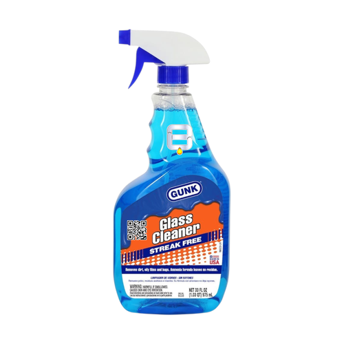 جنك منظف الزجاج الخالي | 975ML | GUNK GLASS CLEANER