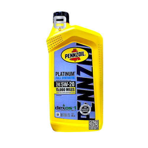 بنزويل زيت بلاتينيوم تخليقي | PENNZOIL | 5W20 | 1L