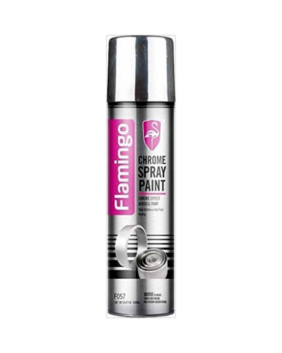 فلامنجو دهان كروم | FLAMINGO CHROME SPRAY PAINT | F057 | 330ML