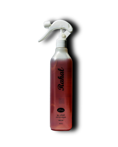 رحال معطر جو للسيارة للبيت | ابيض | RAHAL ALRFRESHENER WHITE | 400ML