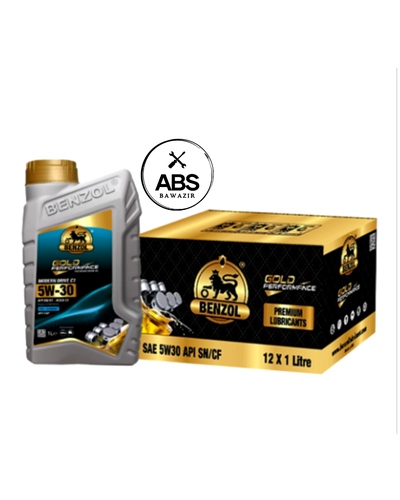 بنزول زيت محرك ديزل وبنزين 12 علبة | BENZOL | API SN PLUS/CF - ACEA C3 | 5W30
