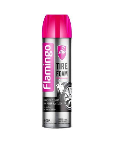 فلامنجو رغوة منظف وملمع اطارات | FLAMINGO TIRE FOAM  | F003 | 650ML