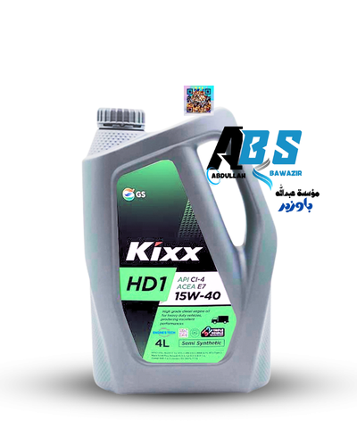 كيكس زيت محرك ديزل  | KIXX HD1 API CI-4 | 15W40 | 4L