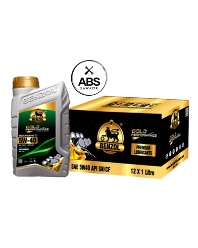 بنزول زيت محرك ديزل وبنزين 12 علبة | BENZOL | API SN PLUS/CF - ACEA C3 | 5W40