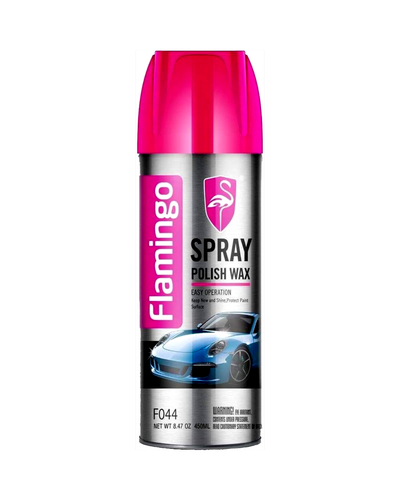فلامنجو بخاخ شمع تلميع | FLAMINGO SPRAY POLISH WAX | F044 | 450ML