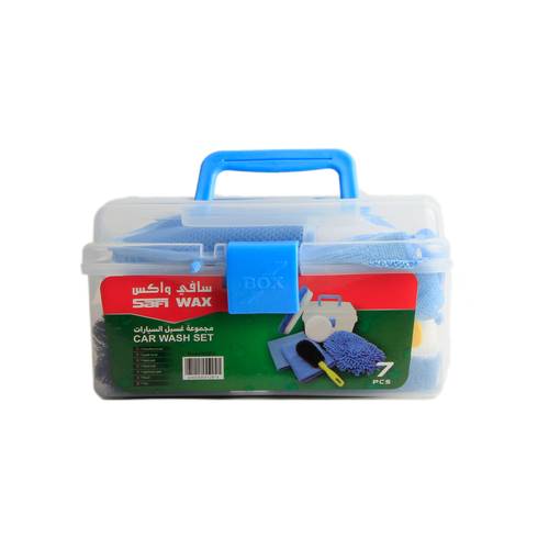 سافي واكس مجموعة غسيل السيارات 7 قطع | SAFI WAX 7PCS