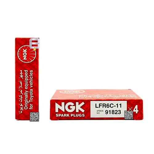 طقم بواجي 4 قطع أصلية |NGK  LFR6C-11 | لمركبات تويوتا