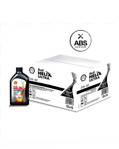 شل هيلكس زيت محرك 12 علبة | SHELL HELIX ULTRA | 5W40 | 1L