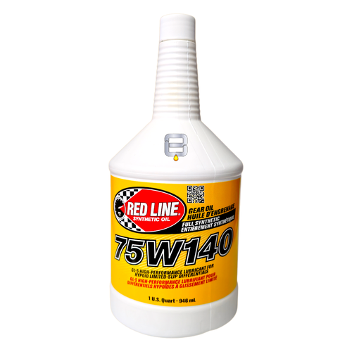  ريد لاين زيت تروس صناعي بالكامل RED LINE|75W140|946ML 