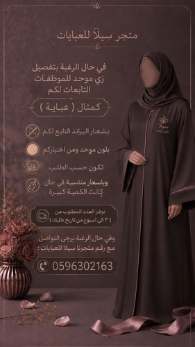 ازياء موحدة خاصة بالشركات ✨