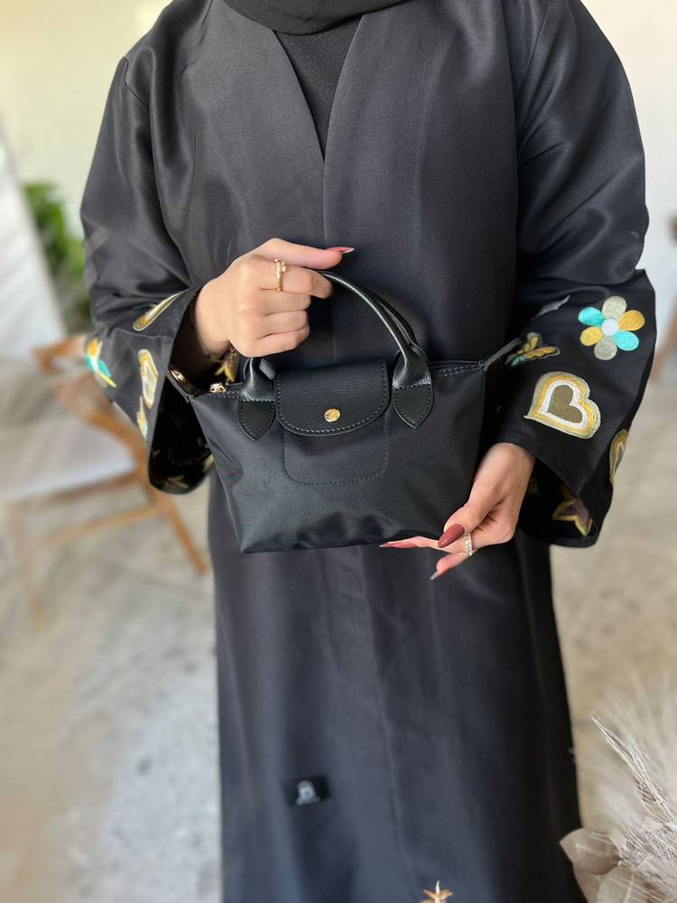 لونج تشامب اسود مقاس - S