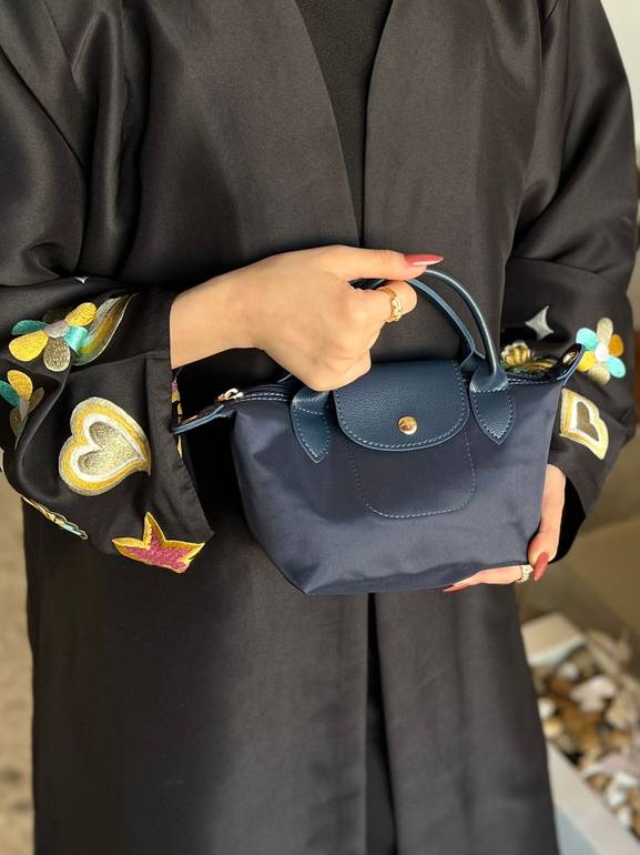 لونج تشامب كحلي مقاس - S