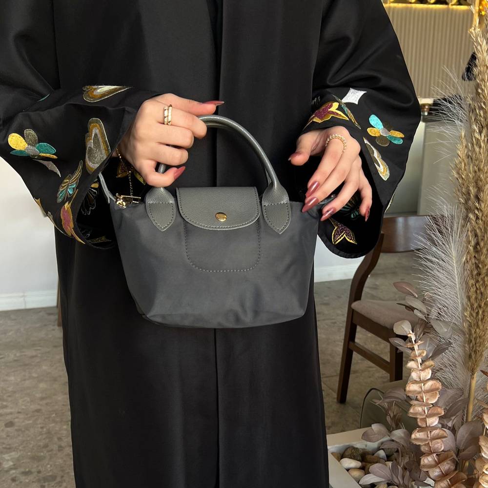 لونج تشامب رمادي مقاس - S