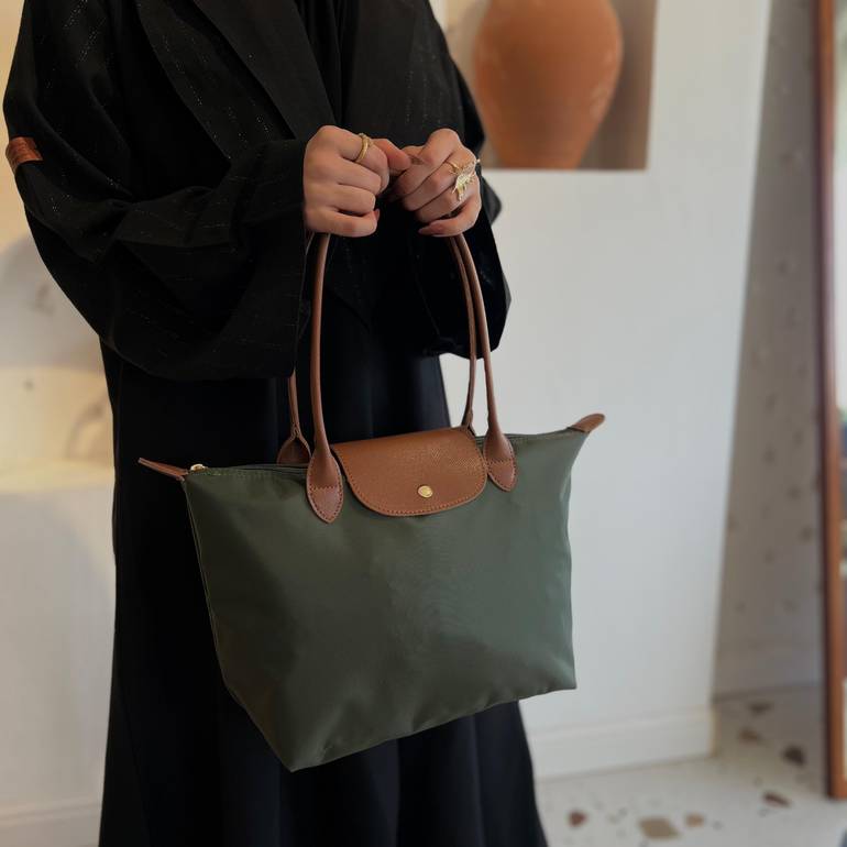 لونج شامب زيتي مع بني مقاس - L