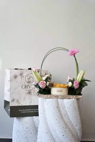   Flowers & Cake