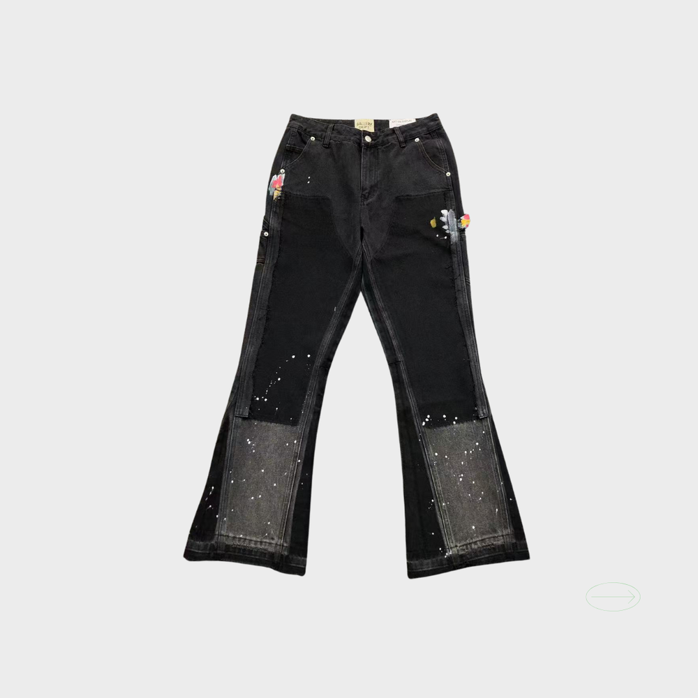 GALLERY DEPT. Paint Splatter-print Black