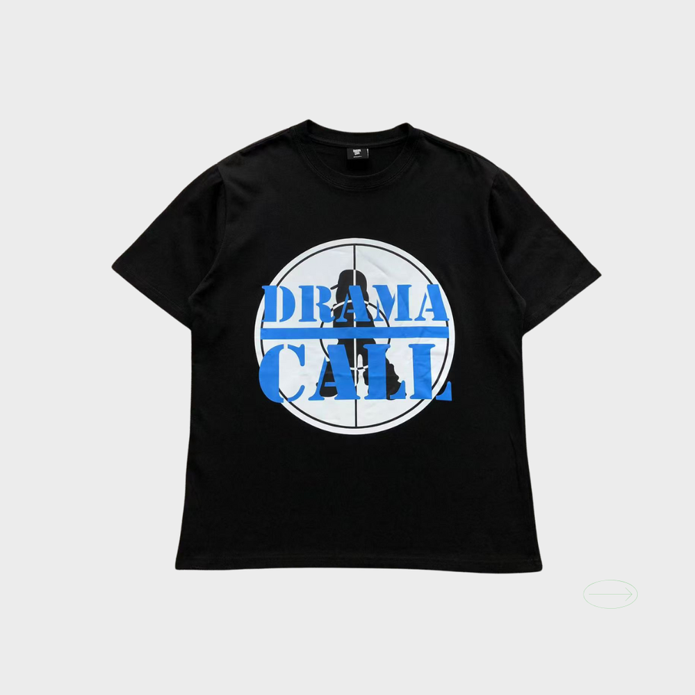 Drama Call Men's Black and Blue T-shirt
