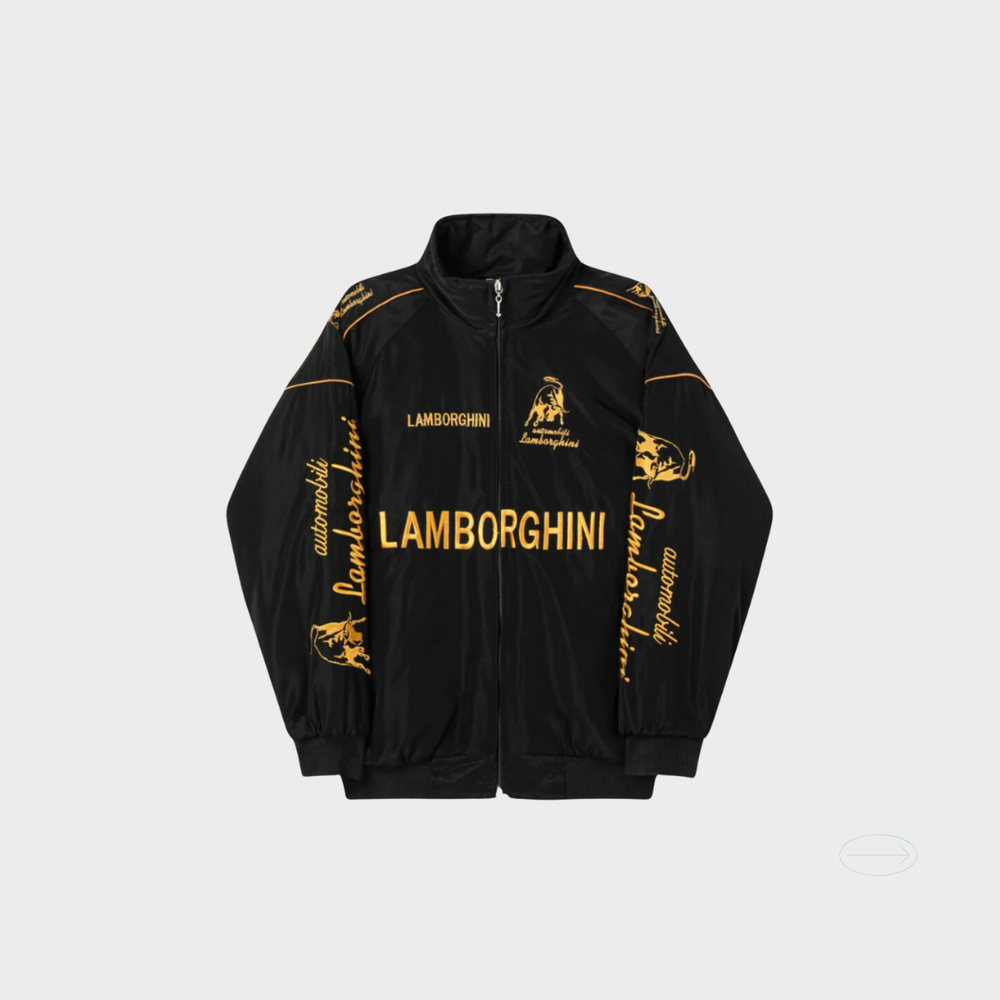 Lamborghini Velocity Jacket – Black/Yellow Edition