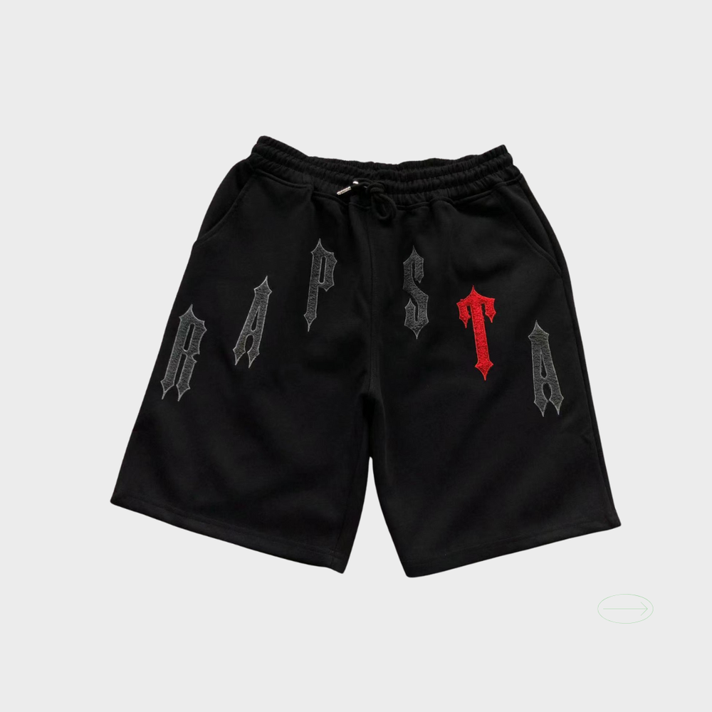 ARCH CHENILLE DECODED 2.0 TEE -BLACK/RED