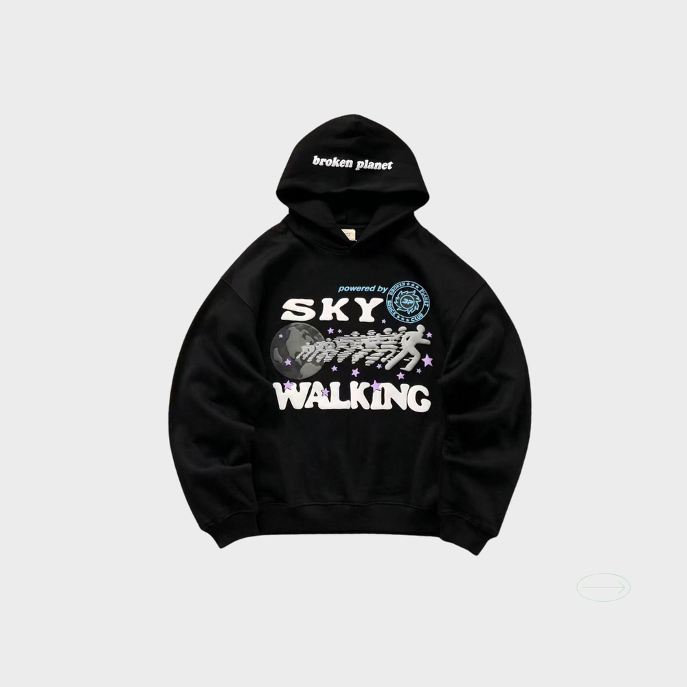 Broken Planet Sky Walking Hoodie