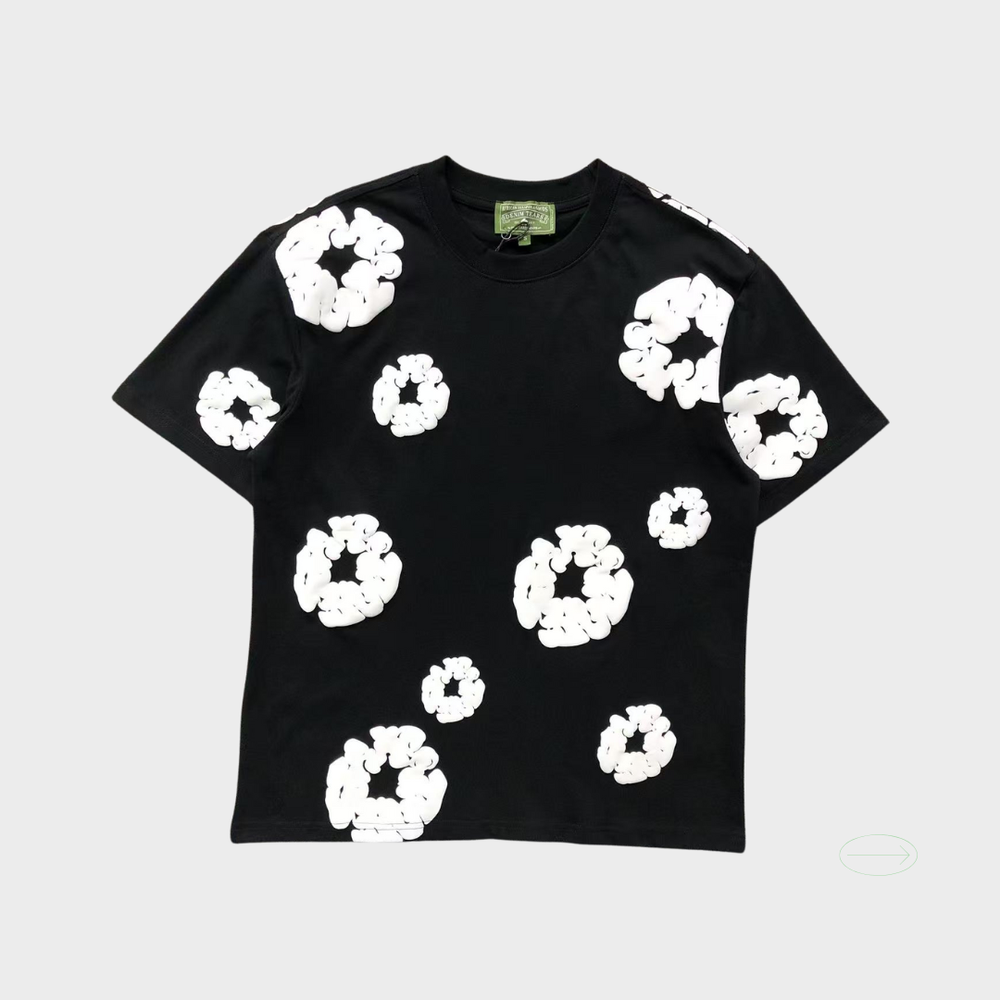 denim tears Black short sleeve