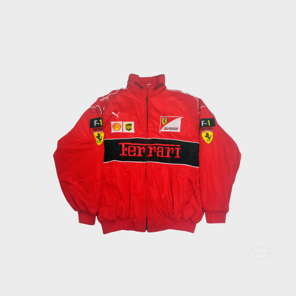 Ferrari F1 Heritage Jacket – Red Sponsor Edition