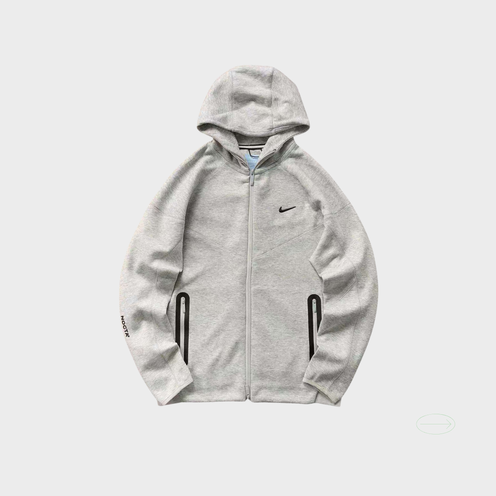 الطقم كامل Nocta x Nike Tech Fleece Grey