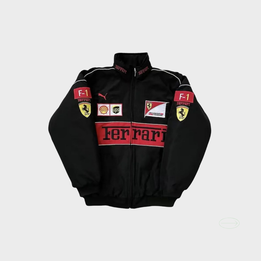 Ferrari Scuderia Team Jacket – Black/Red Edition