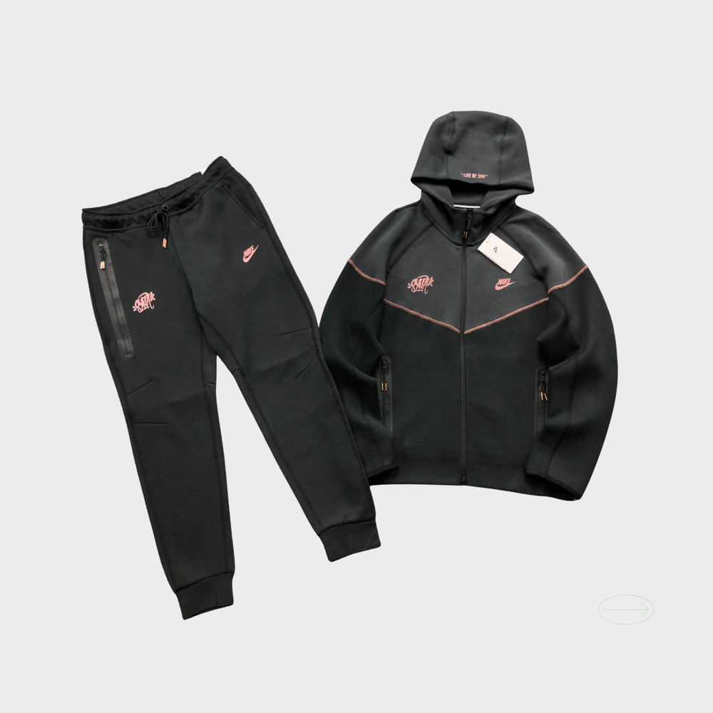 Nike x Syna World Tech Fleece Tracksuit Black / Bronze