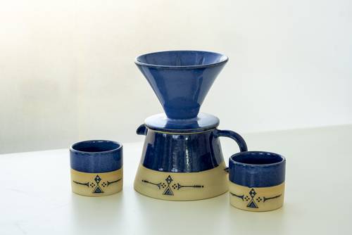V60 من الفخار - طين ونار