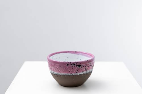 Mauve date bowl- Fatimah Hasanein