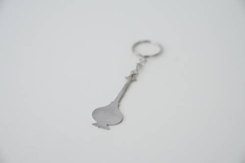 Spray-Shaped Keychain - Silver - Asmaa Al-Kharif