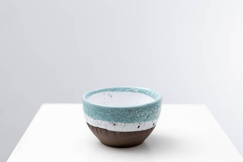 Turquoise date bowl- Fatimah Hasanein