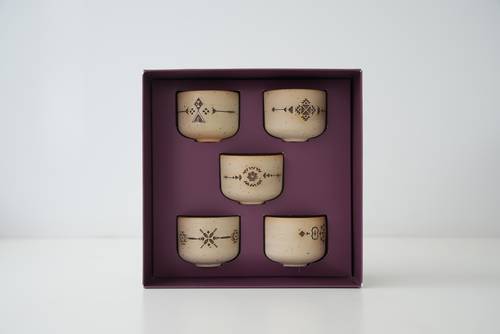Regional coffee cup set-clay and fire