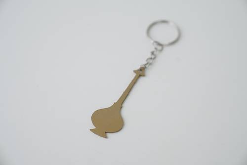 Perfume atomizer keychain-gold - Asmaa Al-Kharif