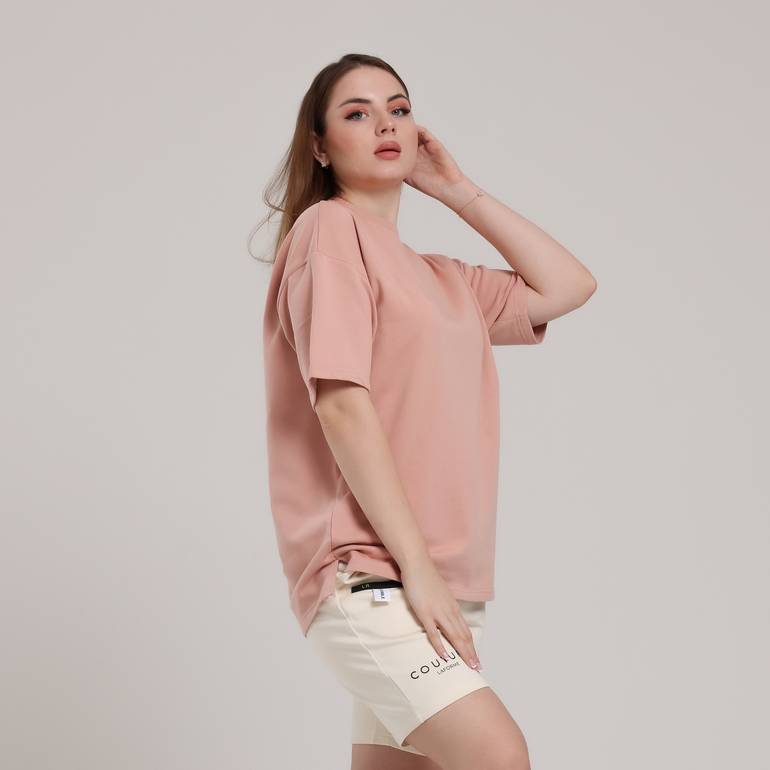 Sustainability Oversize T-Shirt (Coral) - XXL