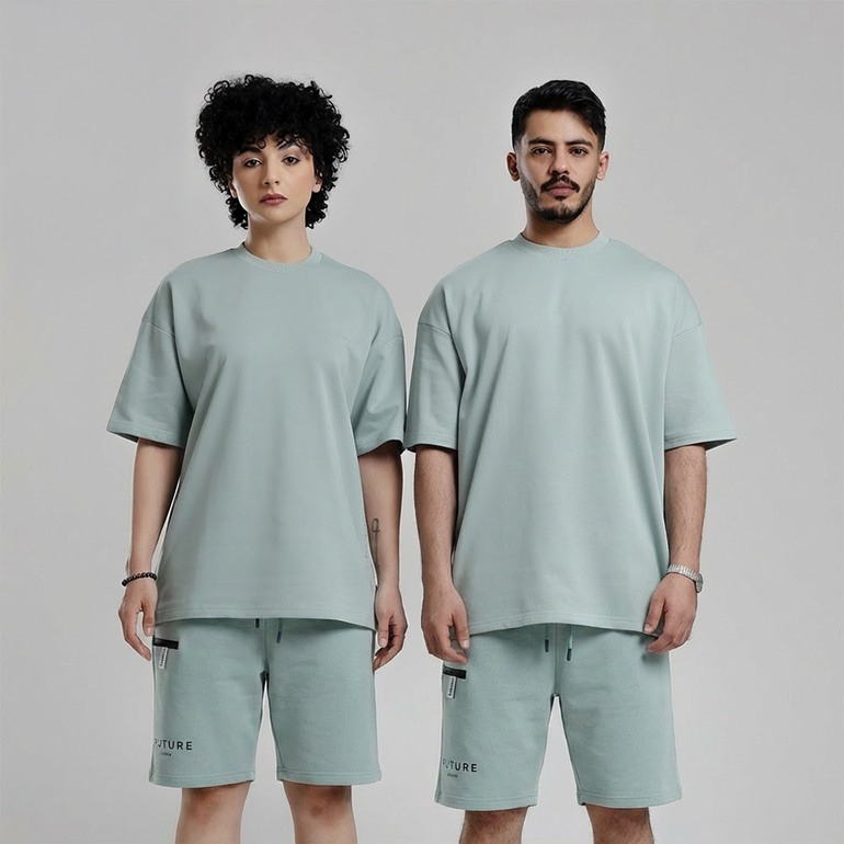 Sustainability Oversize Set (Mint-green) - XL