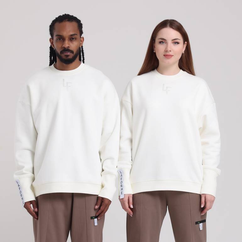 Limited-Edition Sweathirt Oversize (Creamy) - XL