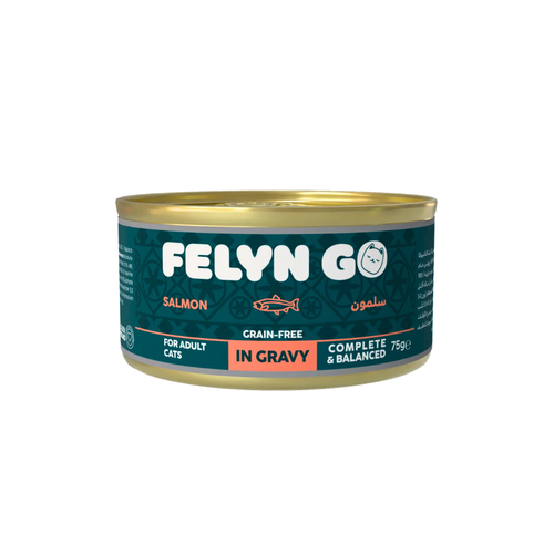 Felyn Go C&B Cans Salmon in Gravy 75g