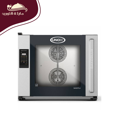 فرن حراري ايطالي  LED ماركة  من UNOX يسع 6 صواني بمقاس 40*60 كهرباء XEFT-04HS-ELDV