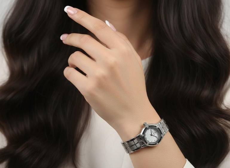 ساعة نسائية ضد الماء مع علبة فخمة