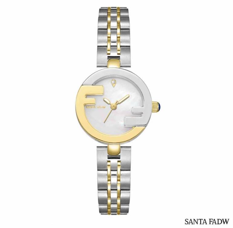 ساعة نسائية سالستيل ضد الماء مع علبة فخمة
