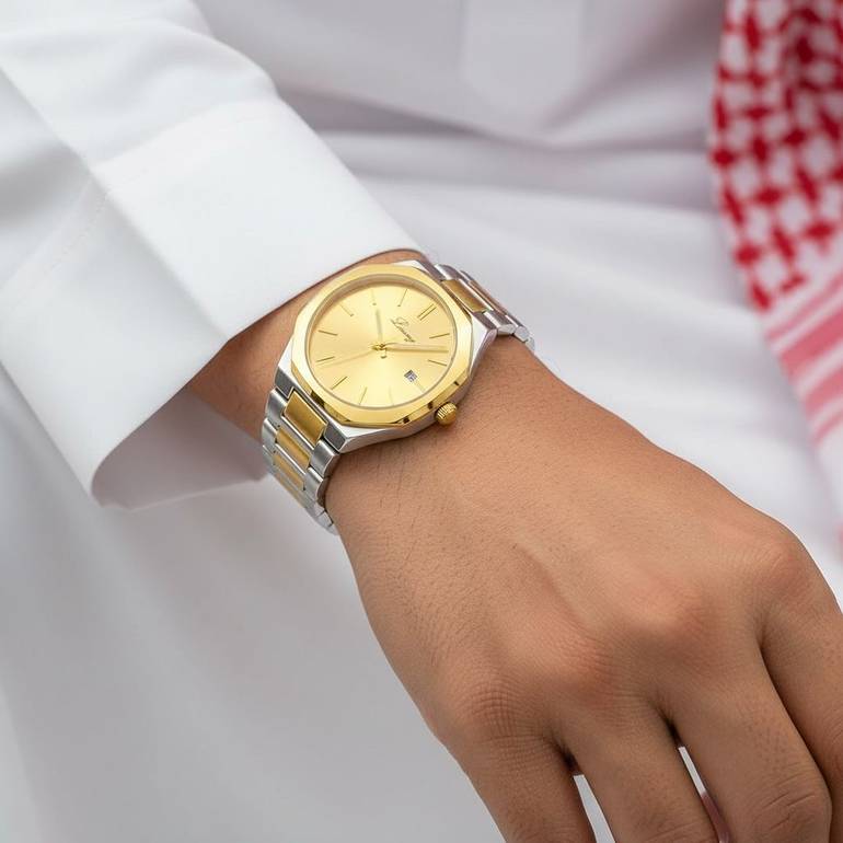ساعة رجالي ضد الماء مع علبة فخمة