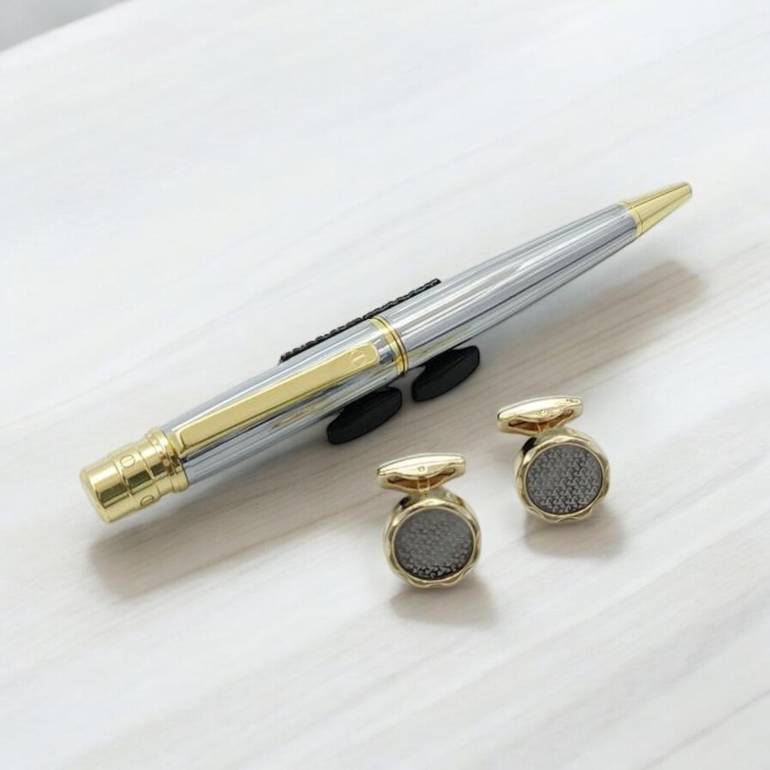 قلم مع كبك وعلبة فخمة