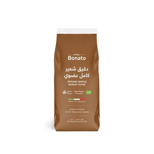 دقيق شعير كامل عضوي 1 كجم بوناتو
