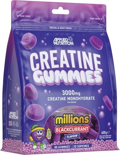 ابلايد نيوترشن - كرياتين مونوهيدرات علكة (400 جم) - Applied Nutrition Creatine Gummies