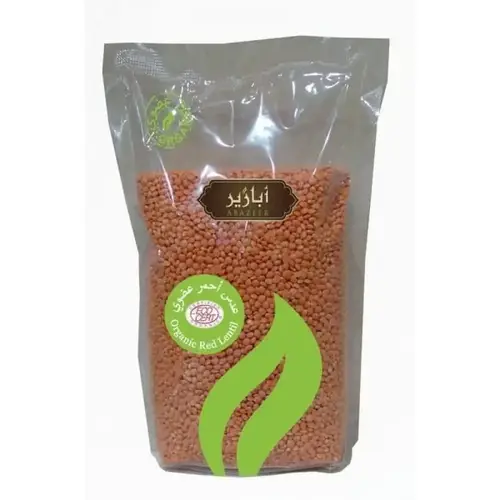 عدس أحمر عضوي 1 كجم أبازير
