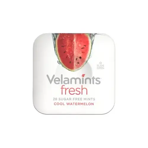 Velamints نكهة الجح البارد المنعش - حلوى النعناع الخالية من السكر لتنفس منعش، خالية من الأسبارتام ومحلاة بستيفيا - 20 جم