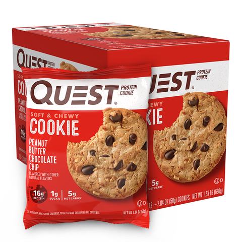 Quest Peanut Butter Chocolate Chip Cookie 59g