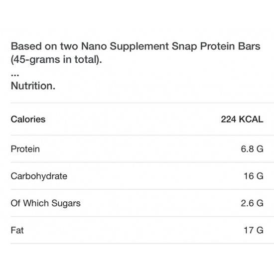 نانو سبس ويفر نانو سناب عالي البروتين مع المحليات